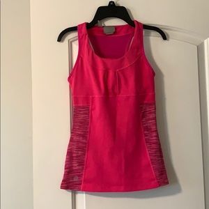 Pink athlete workout bra or top